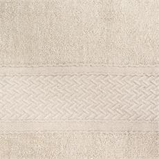 Set 2 toallas col. crema 50x80+70x140-100c%algodon-440gr/m2