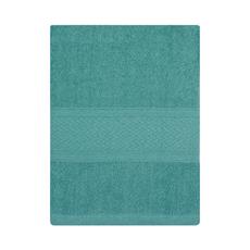 Set 2 toallas col. esmeralda 50x80+70x140-100c%algodon-440gr/m2