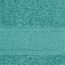 Set 2 toallas col. esmeralda 50x80+70x140-100c%algodon-440gr/m2