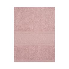 Set 2 toallas col. palo rosa 50x80+70x140-100c%algodon-440gr/m2