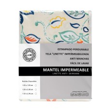 Mantel conf. linette rep. agua jade beige 155x230cm