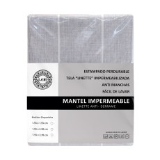 Mantel conf. linette rep. agua lineal 01 155x230cm