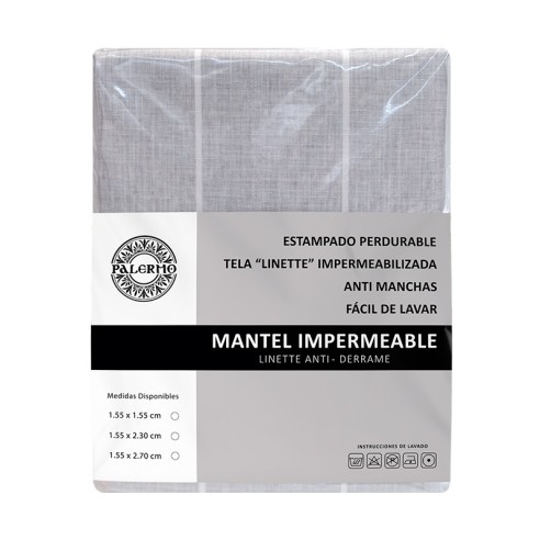 Mantel conf. linette rep. agua lineal 01 155x270cm