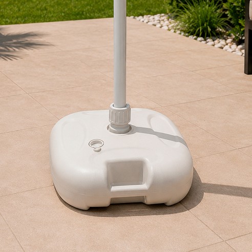 Base para mastil blanco 44x44cm 2