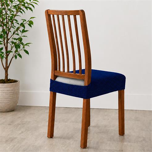 Cubre silla con fijacion color azul