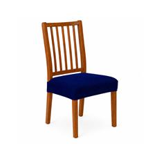 Cubre silla con fijacion color azul