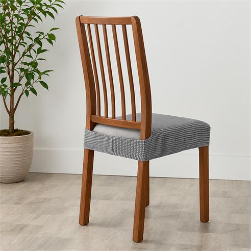 Cubre silla con fijacion color gris