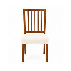 Cubre silla con fijacion color marfil