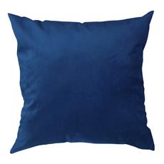 Cojin velvet azul 40x40 cm.*