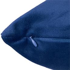 Cojin velvet azul 40x40 cm.*