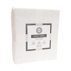 Cubrecama quilt sara 1.5 plazas crudo c/funda alm. 170x240