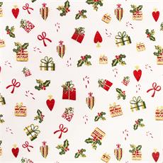 Lino navideño "131" color marfil