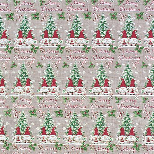 Lino navideño "687" color natural