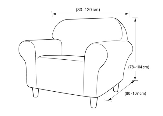 Funda protectora sofa 1 cuerpo con medidas